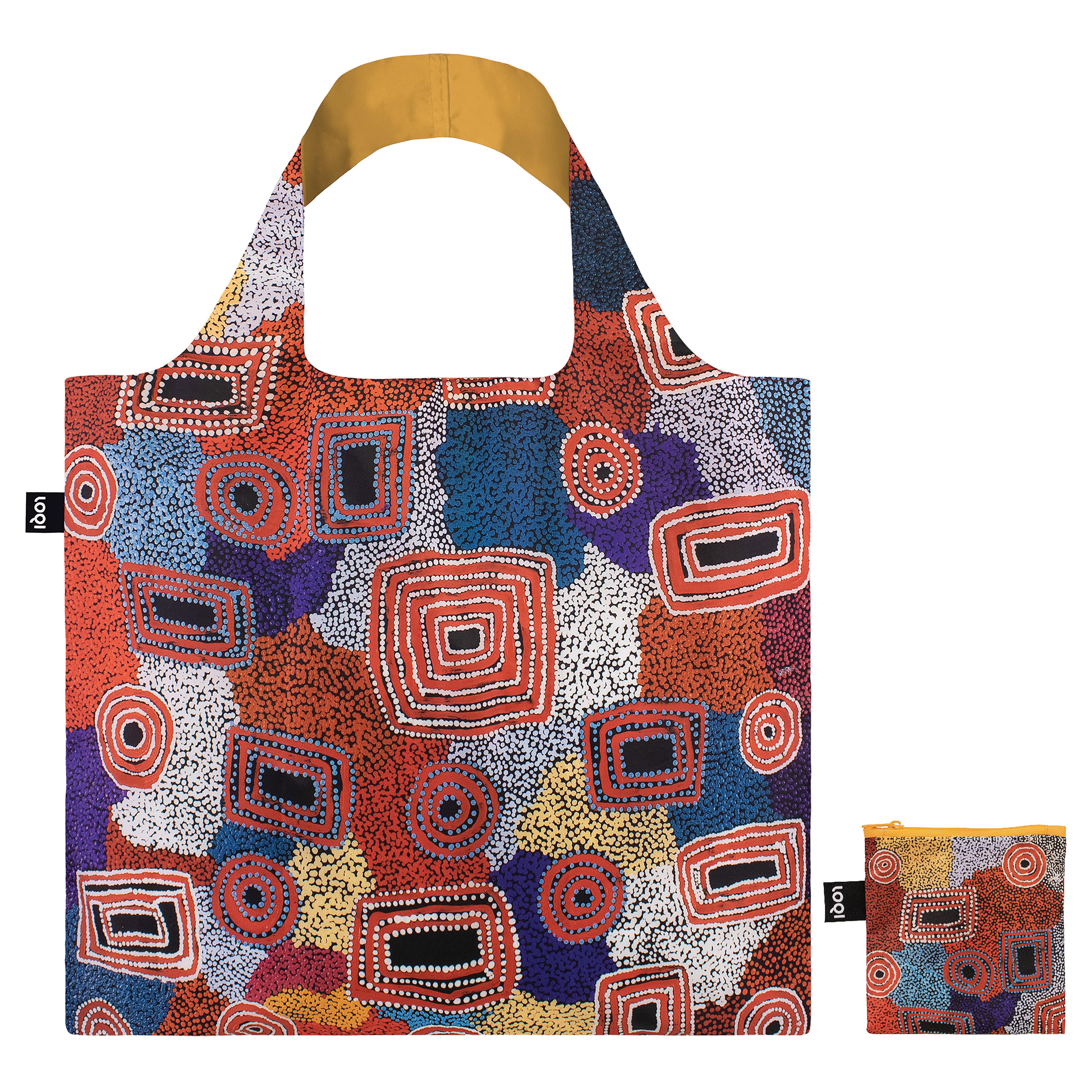 LOQI Nangala Water Dreaming Tote Bag