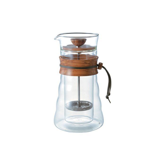 Hario Coffee Press Jug - Olive Wood