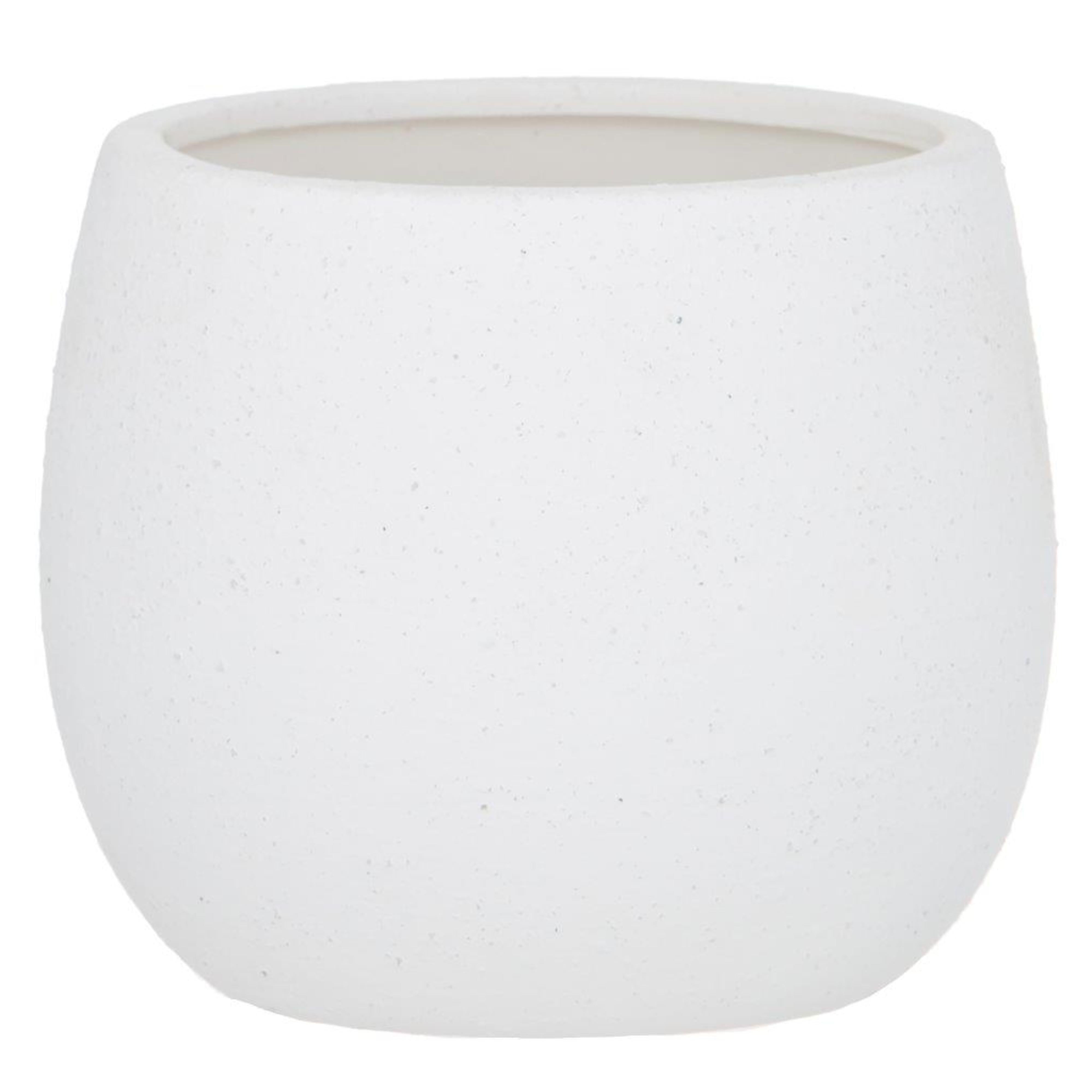 Rogue Tub Pot White 14 x 12cm