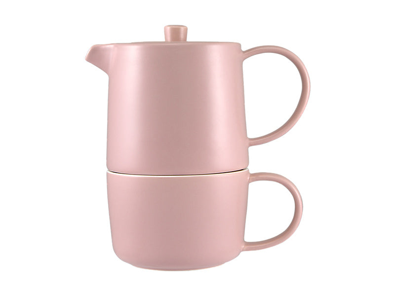 Maxwell & Williams Cafe Life Tea for One with Infuser Cloud 450ml