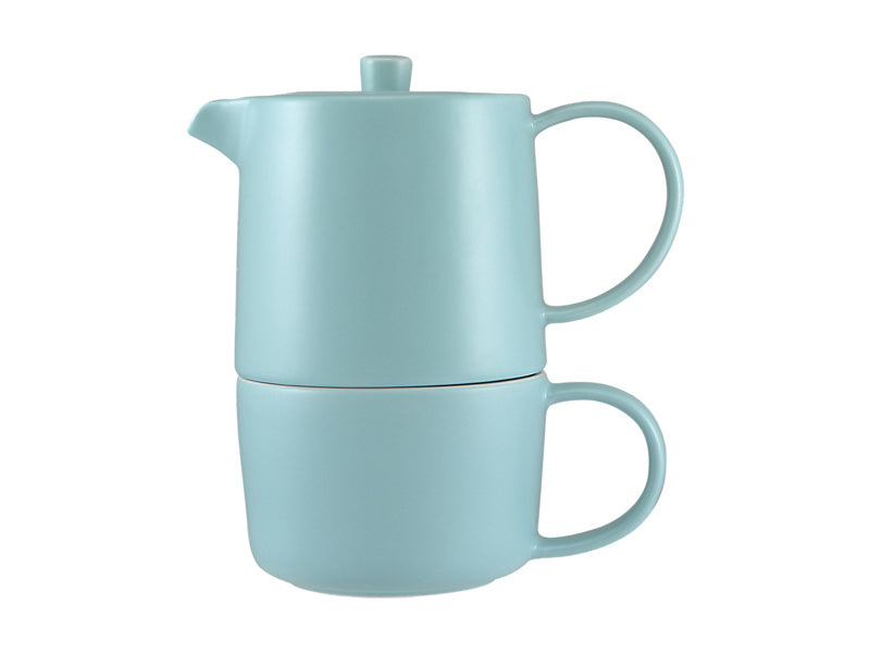 Maxwell & Williams Cafe Life Tea for One with Infuser Apricot 450ml