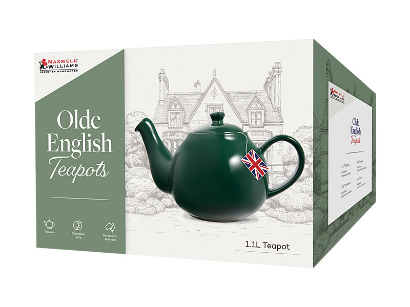 Maxwell & Williams Olde English Teapot British Green Dark Green 650ml
