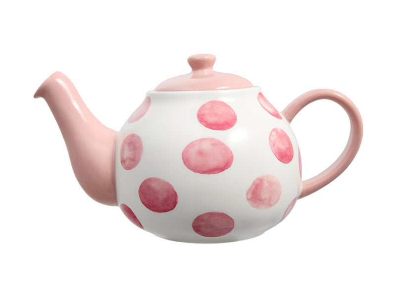 Maxwell & Williams Olde English Teapot 1.1 Spot Pink 1.2L