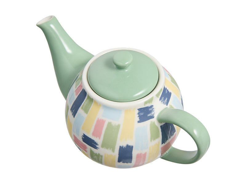 Maxwell & Williams Olde English Teapot Brush Stroke Green 1.1L