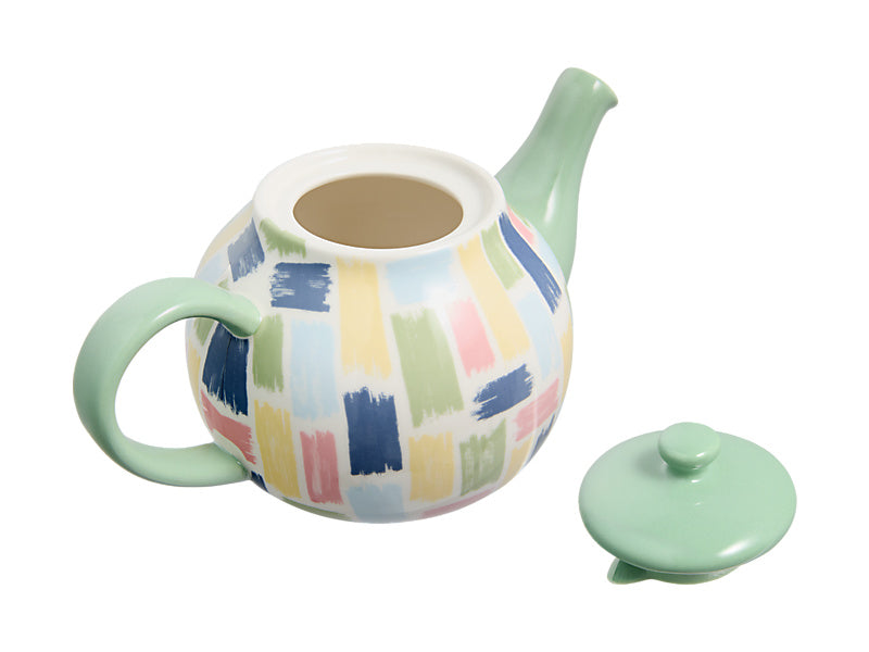 Maxwell & Williams Olde English Teapot Brush Stroke Green 1.1L