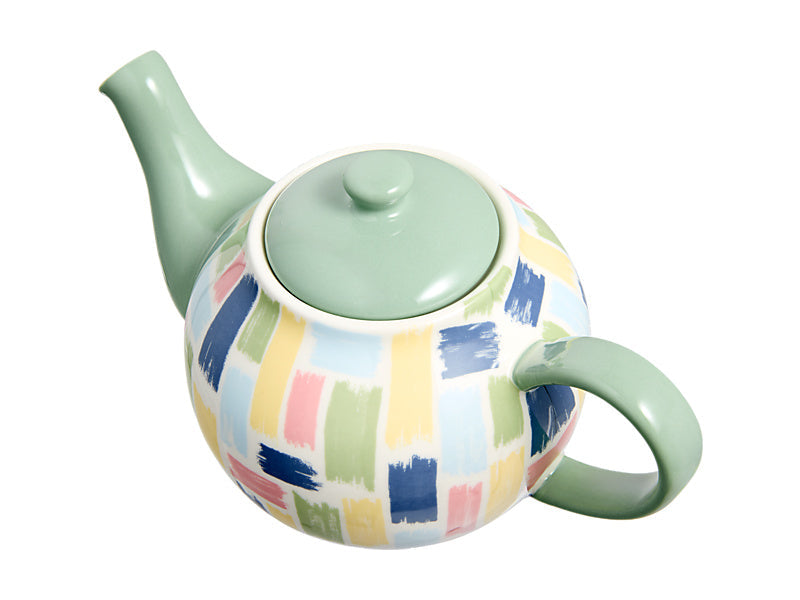 Maxwell & Williams Olde English Teapot Brush Stroke Green 650ml