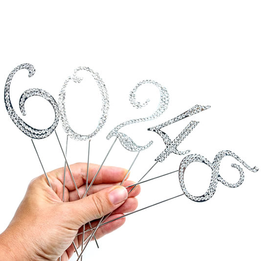 Bake Group Diamante Number 8 7cm