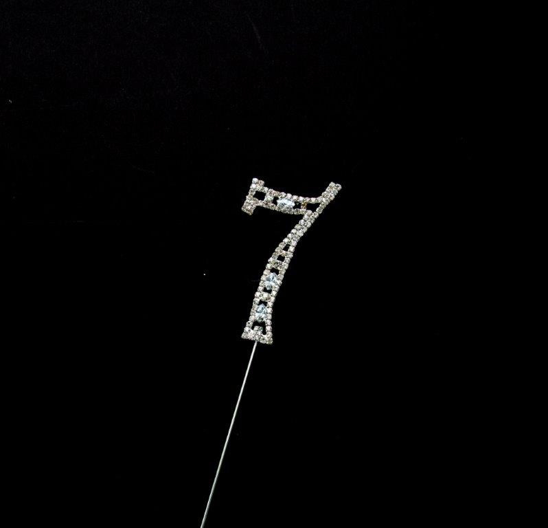 Bake Group Decorative Diamante Number 7 7cm