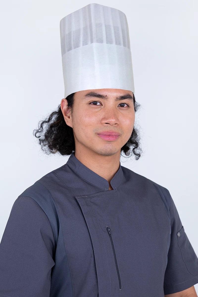Aussie Chef Disposable Paper Hat White