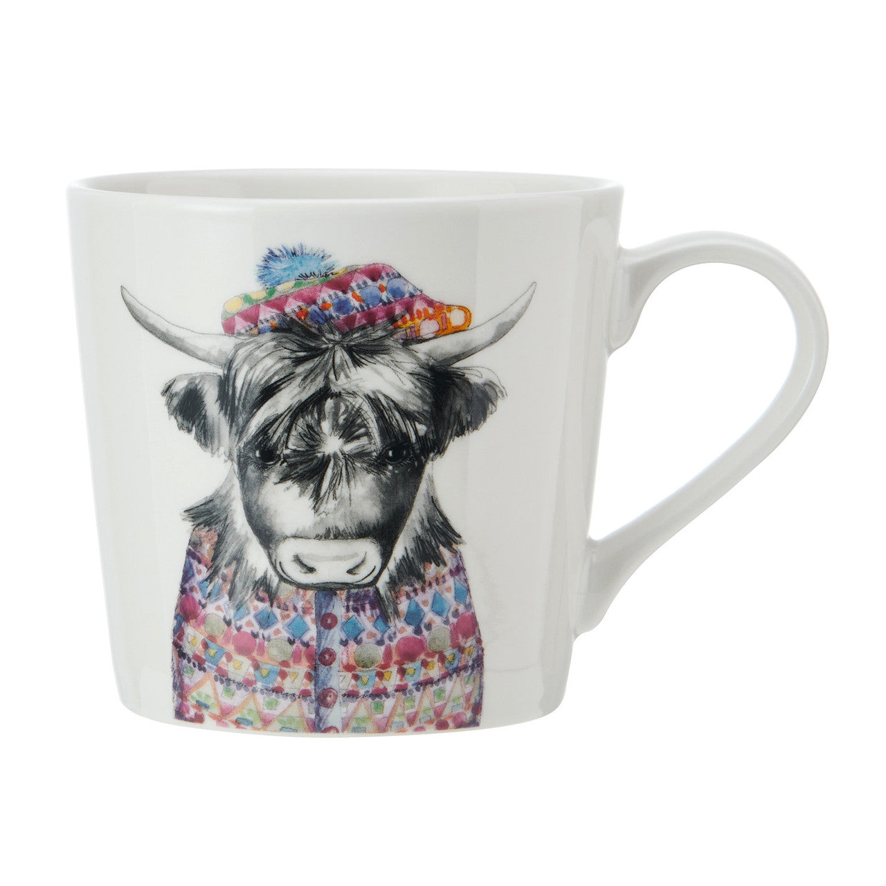 Mikasa x Tipperleyhill Fine China Mug 380ml (Cow)