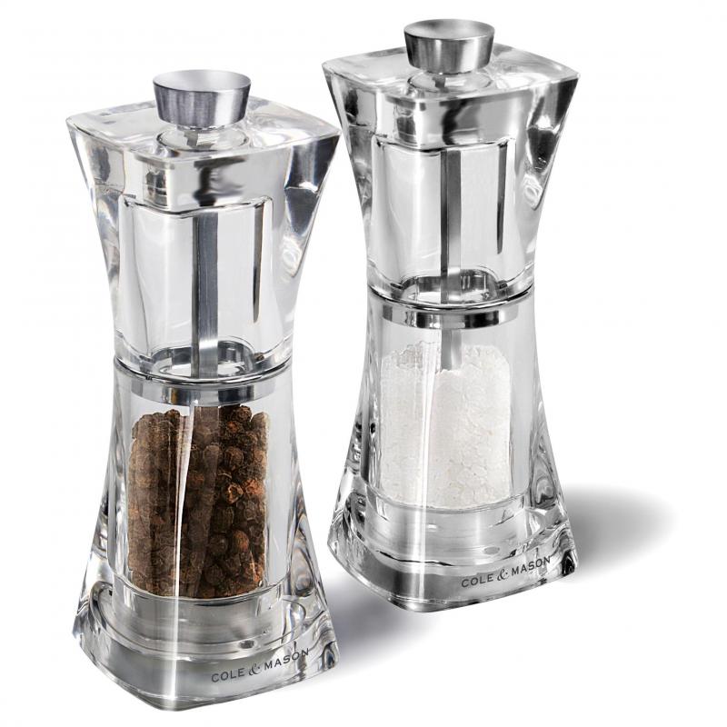 Cole & Mason Crystal Salt & Pepper Mill Gift Set