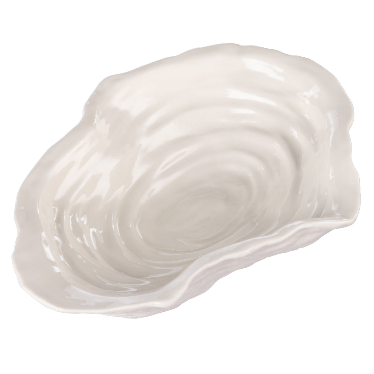 Amalfi Baylor Shell Plate Reactive Large White