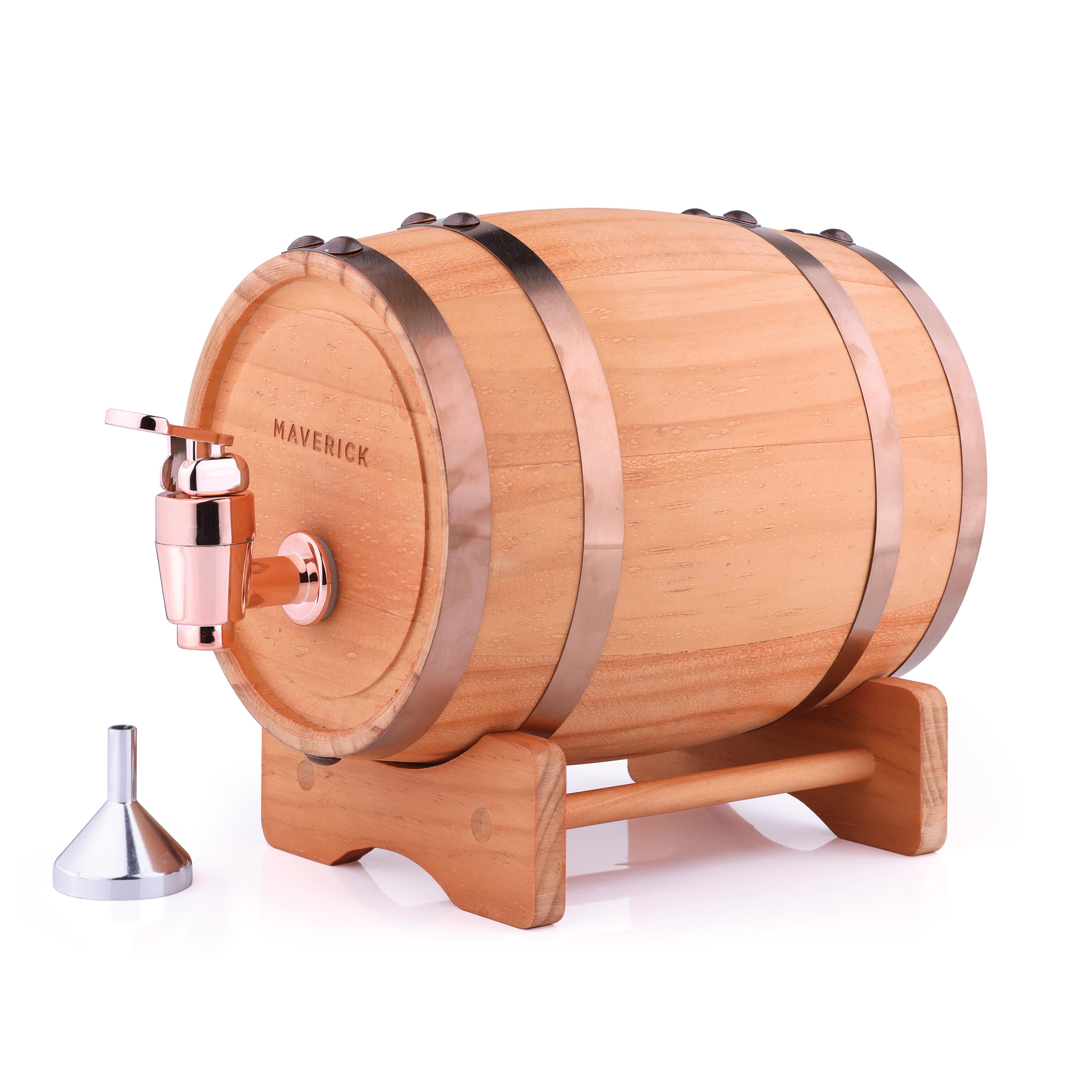 Maverick Wooden Whisky Barrel 800ml