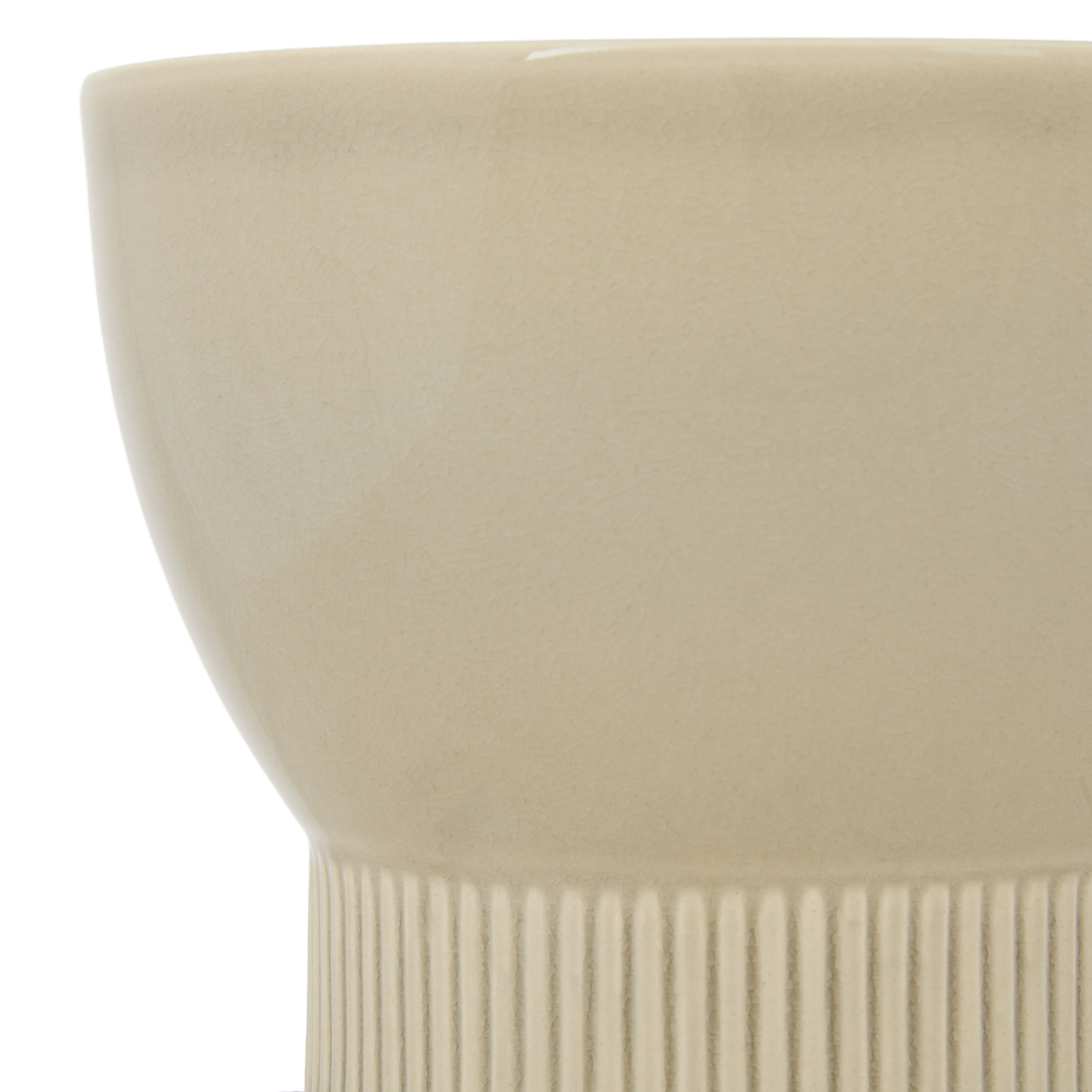 Rogue Rouen Bowl Planter Large Beige