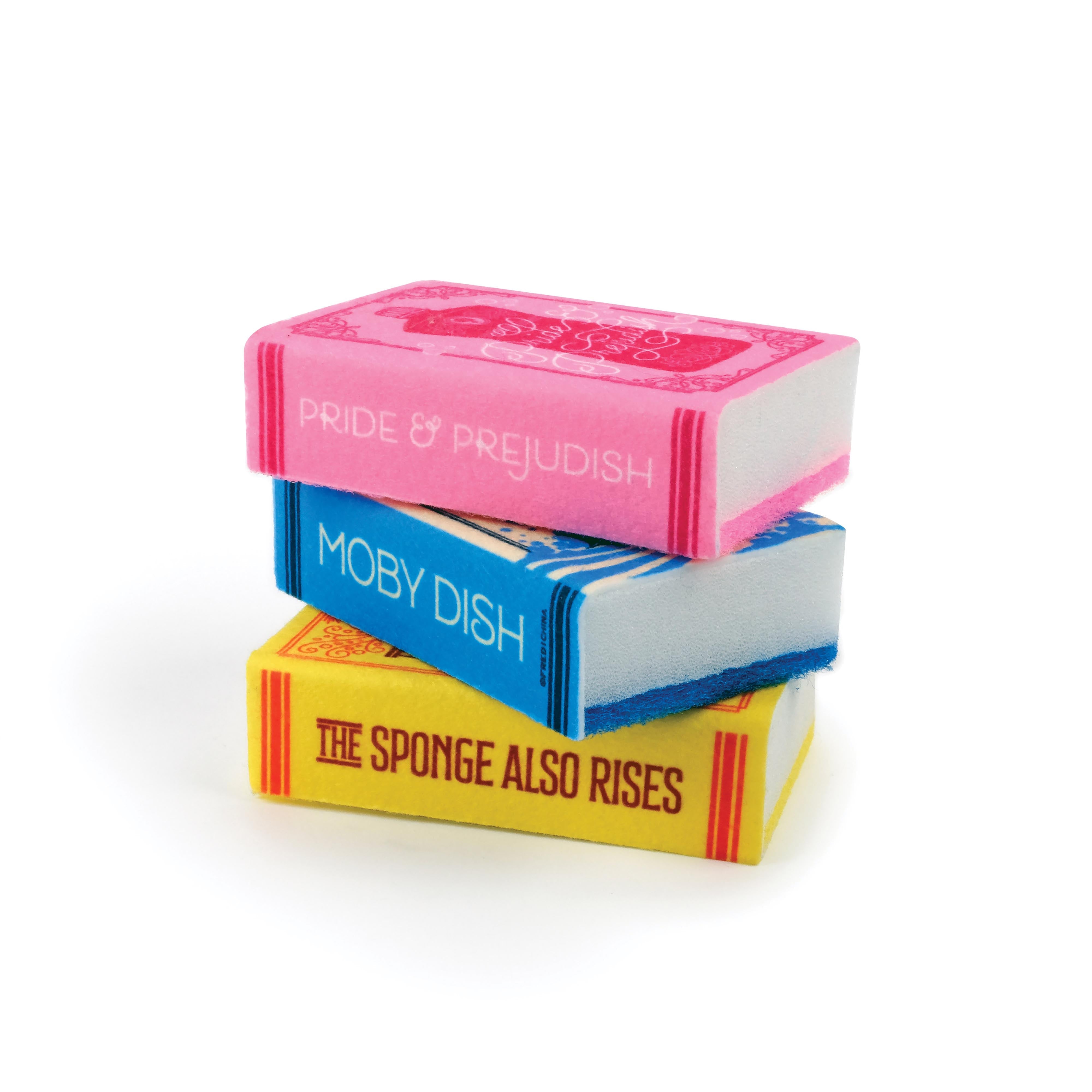 Fred Neat and Novel Sponge 3 Piece Set Multi-Coloured