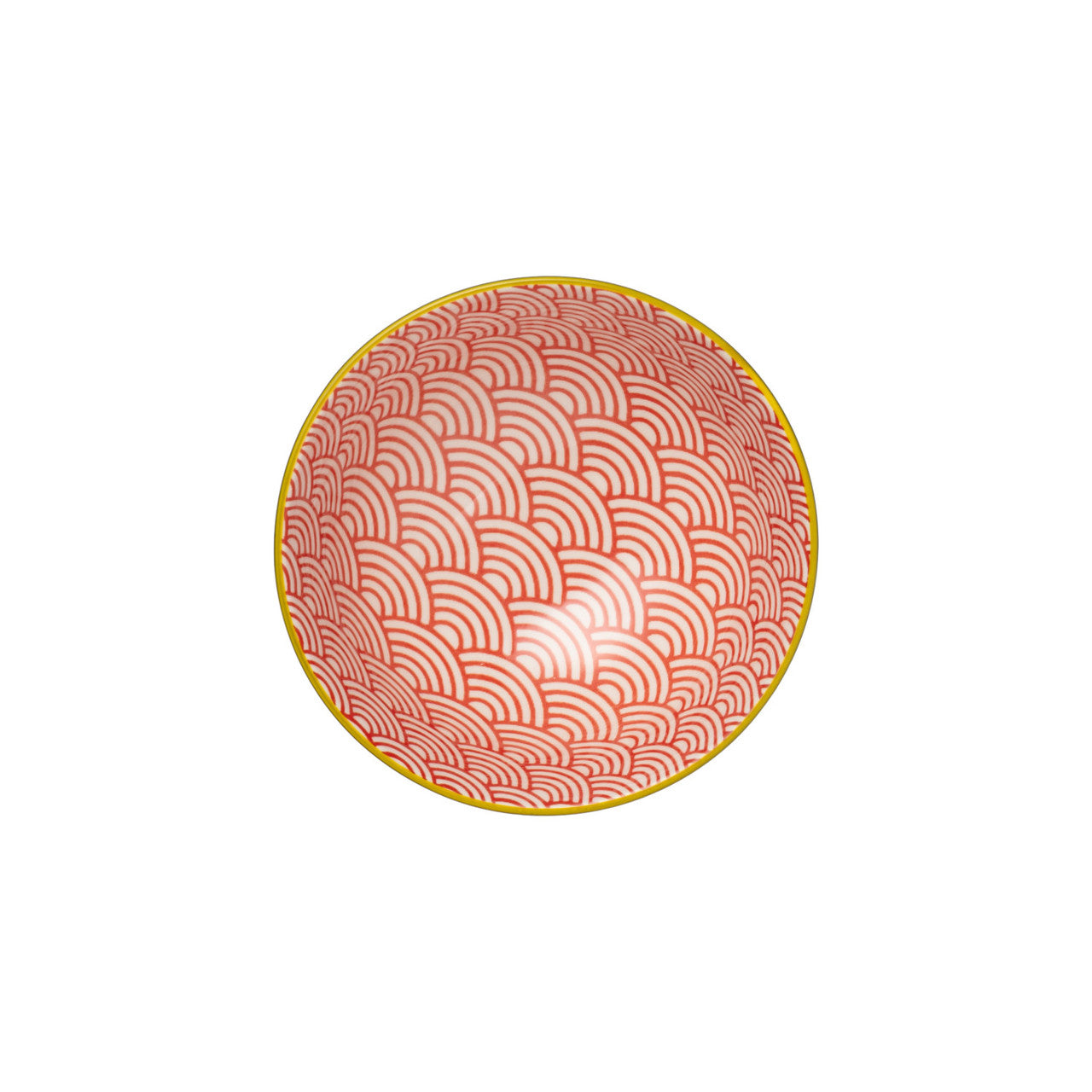 Mikasa Stoneware Nibble Bowl 12cm (Red & Blue Arc)