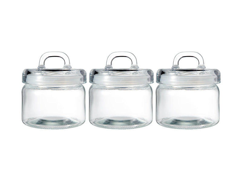 Maxwell & Williams Refresh Canister 750ml Clear 3 Piece