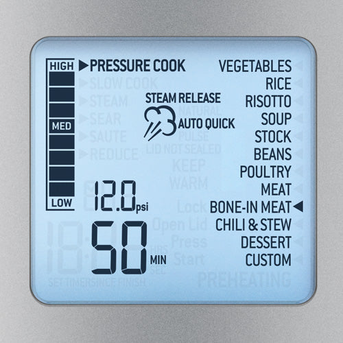 Breville Fast Slow Pro Multi Cooker 6L Brushed Stainless Steel