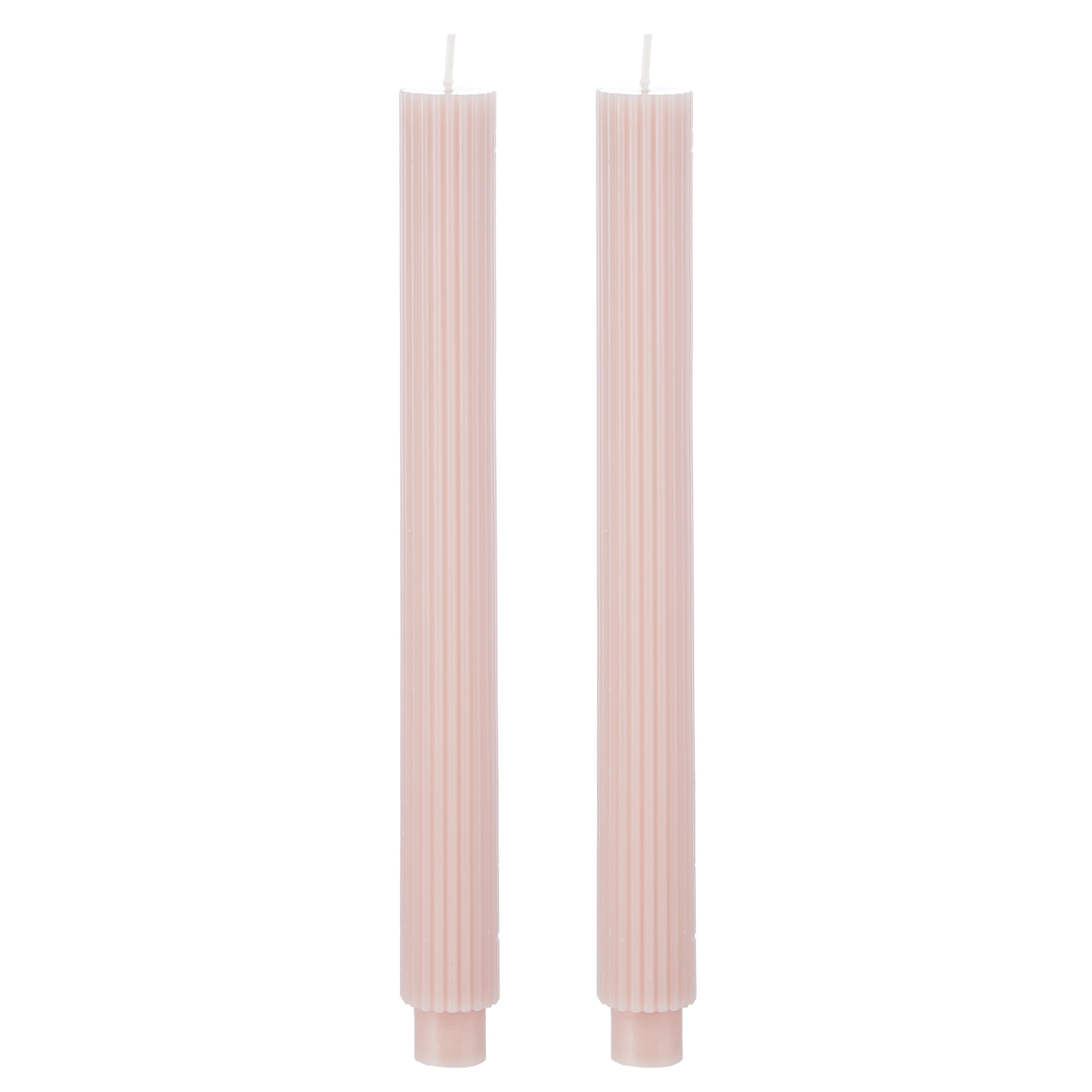 Amalfi Roma Dinner Candle 2 Piece Set Blush
