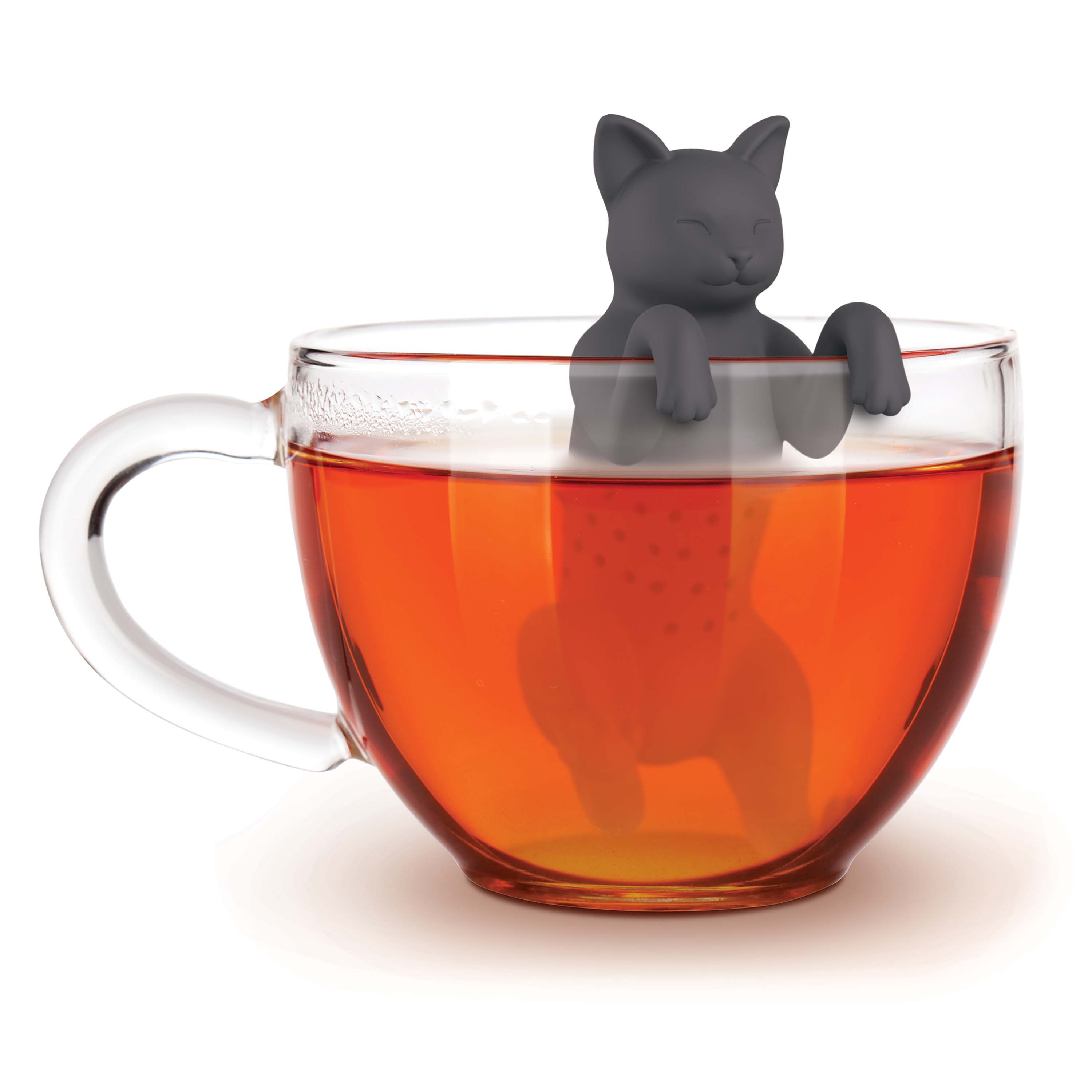 Fred Purr Tea Cat Tea Infuser Black
