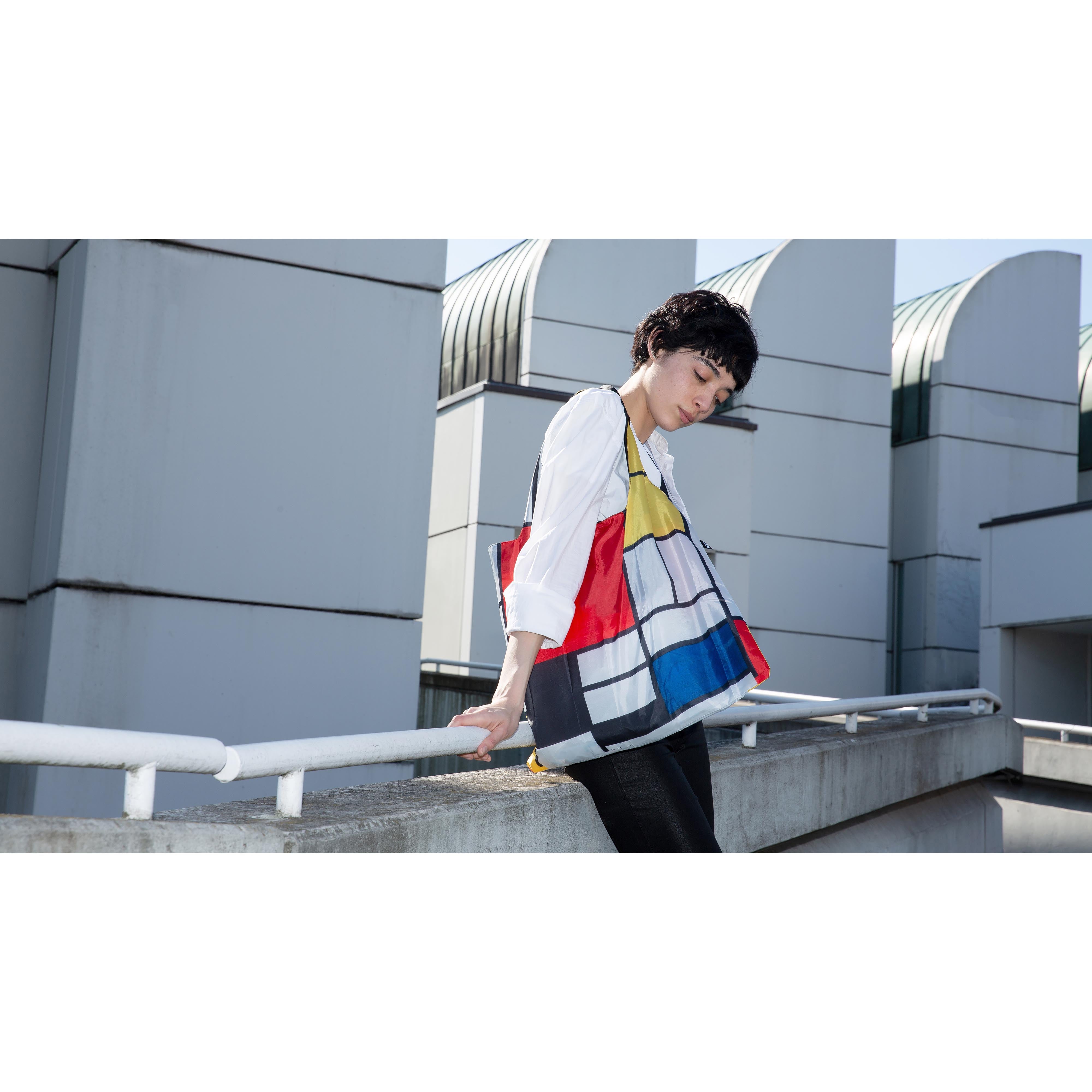 LOQI Mondrian Composition Tote Bag