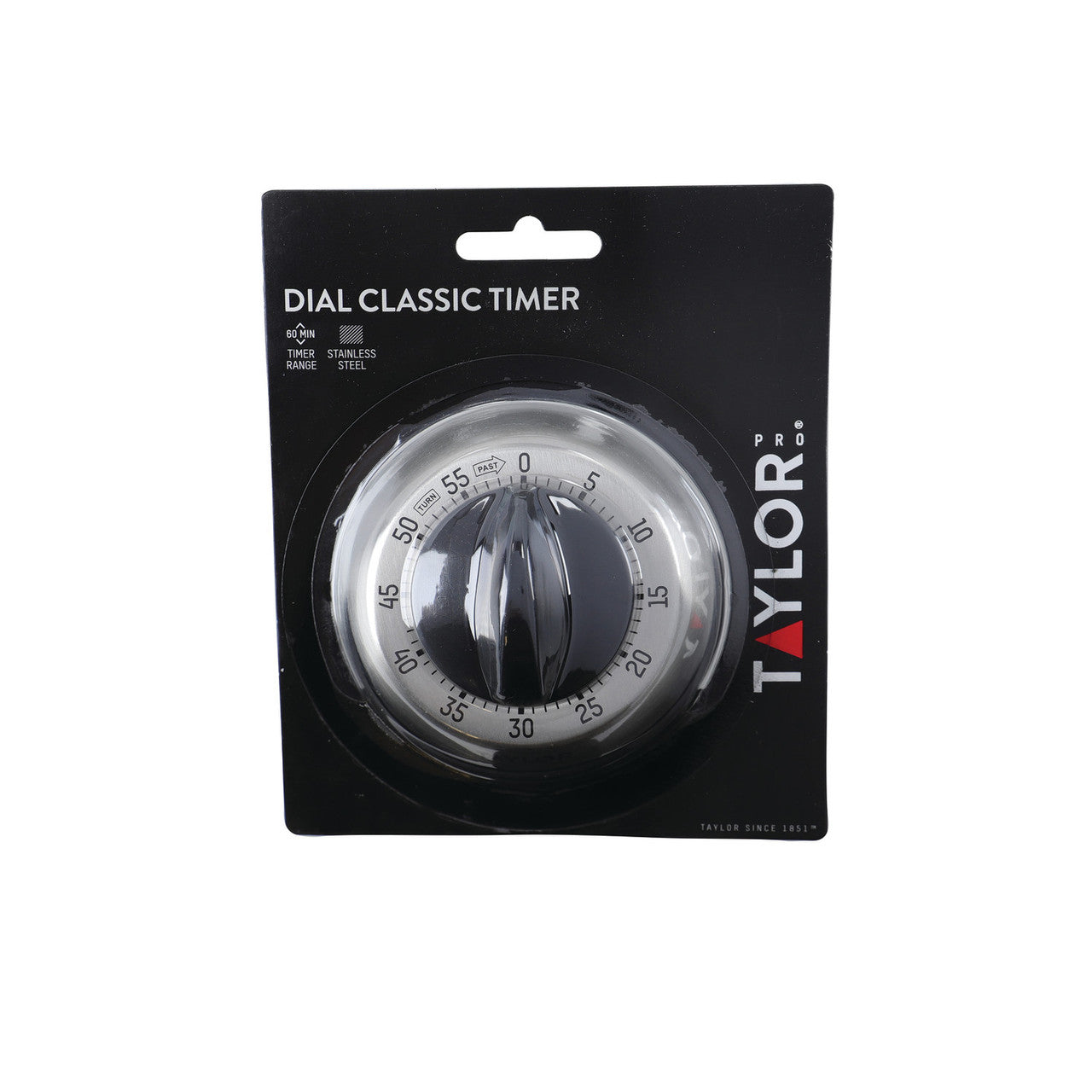 Taylor Pro Stainless Steel Classic Dial Timer 60 Minute