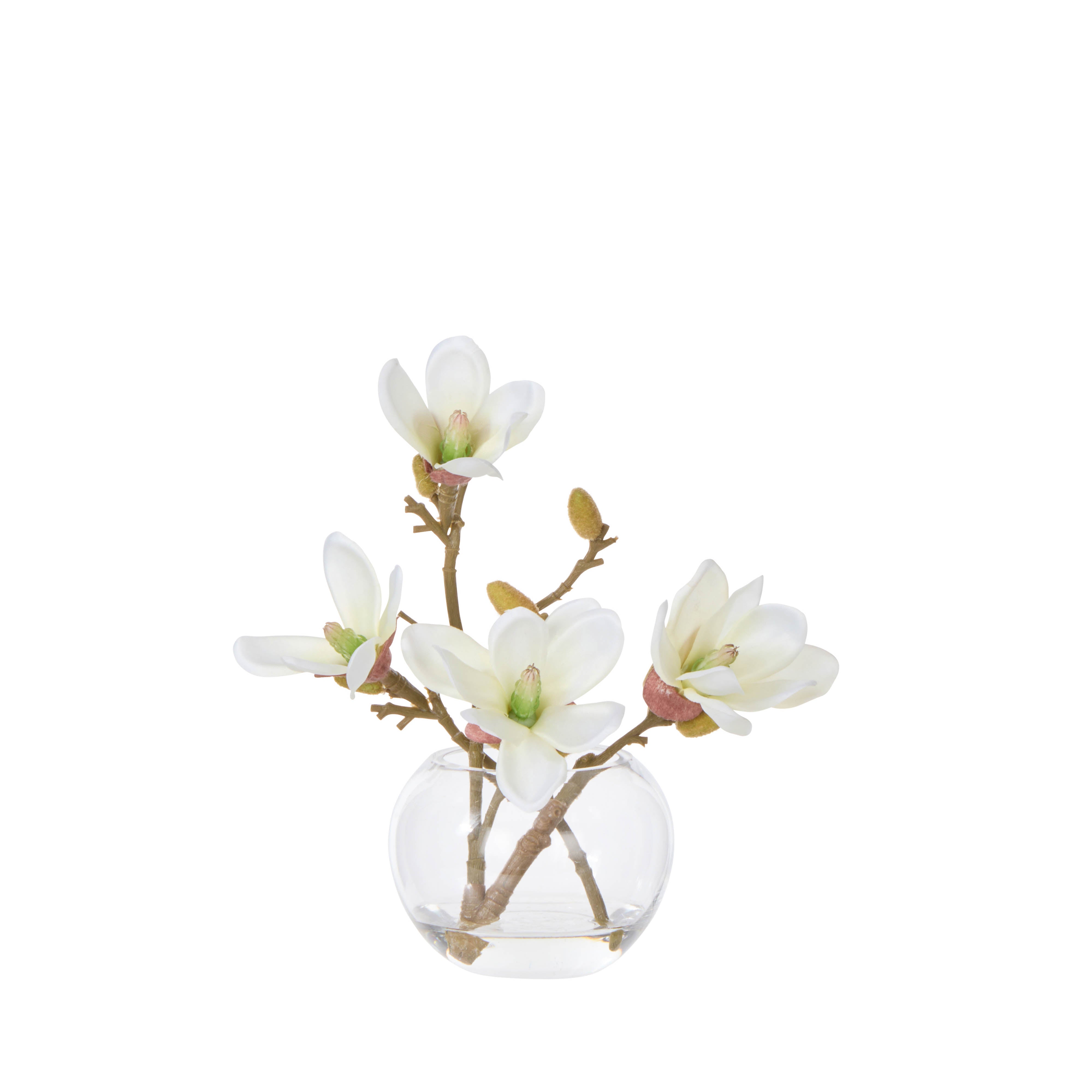 Rogue Mini Magnolia - Sphere Vase White 16cm