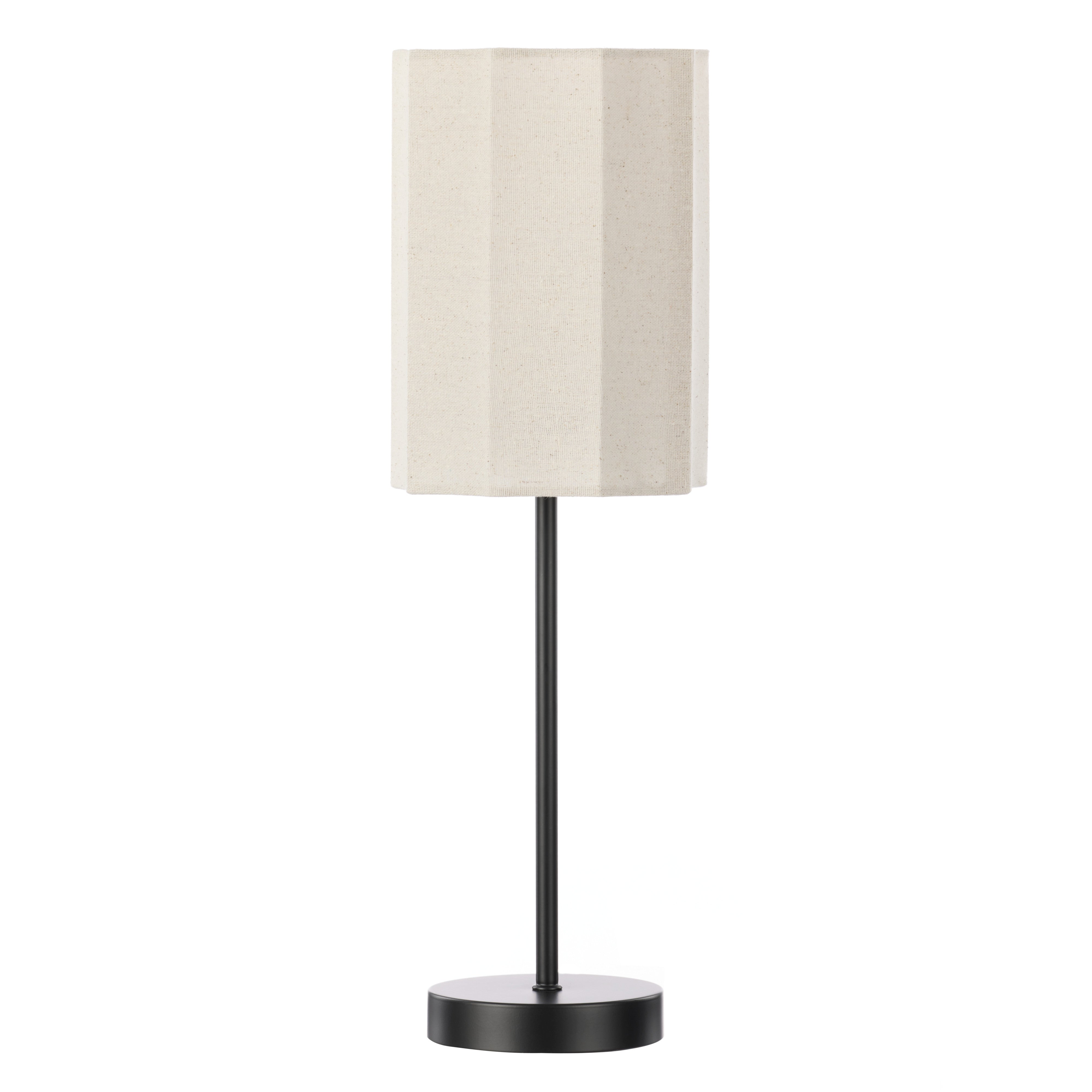 Amalfi Tier Table Lamp Natural & Black