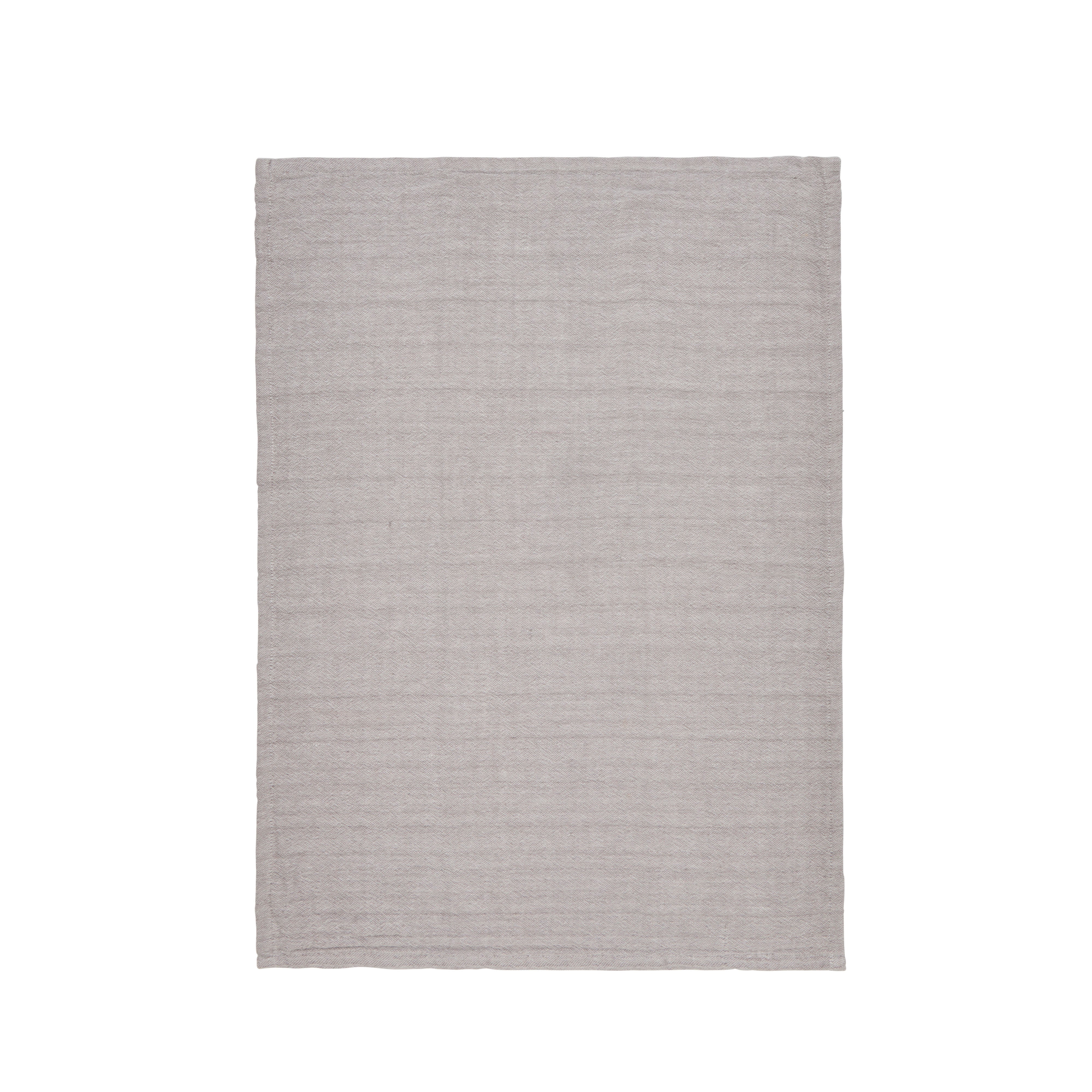 Davis & Waddell Heritage Check Cotton Tea Towel 2 Piece Set Grey & White