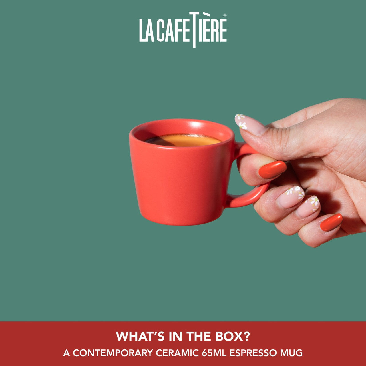 La Cafetière Espresso Cup 65ml (Red)