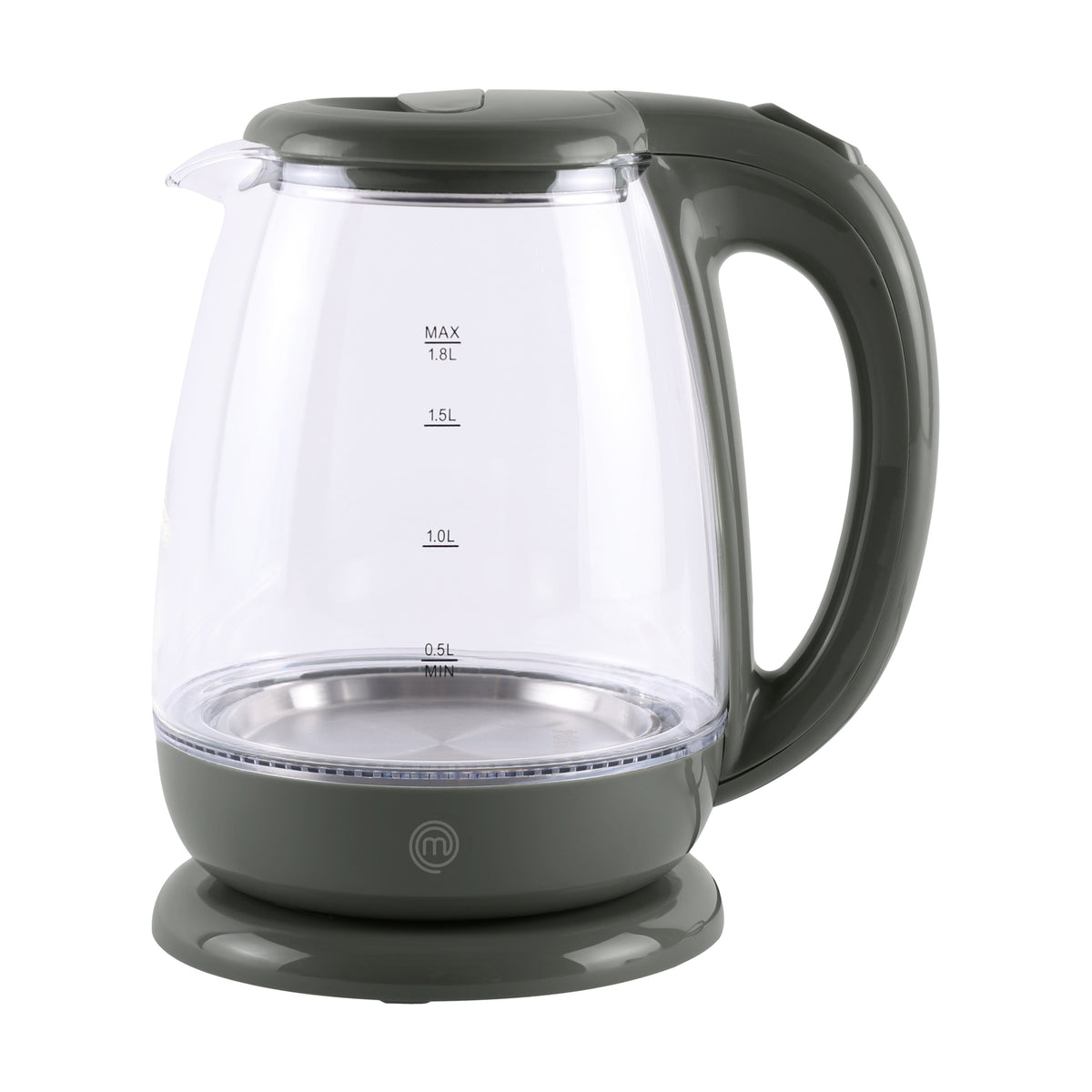 MasterChef Sage Glass Kettle Sage & Clear