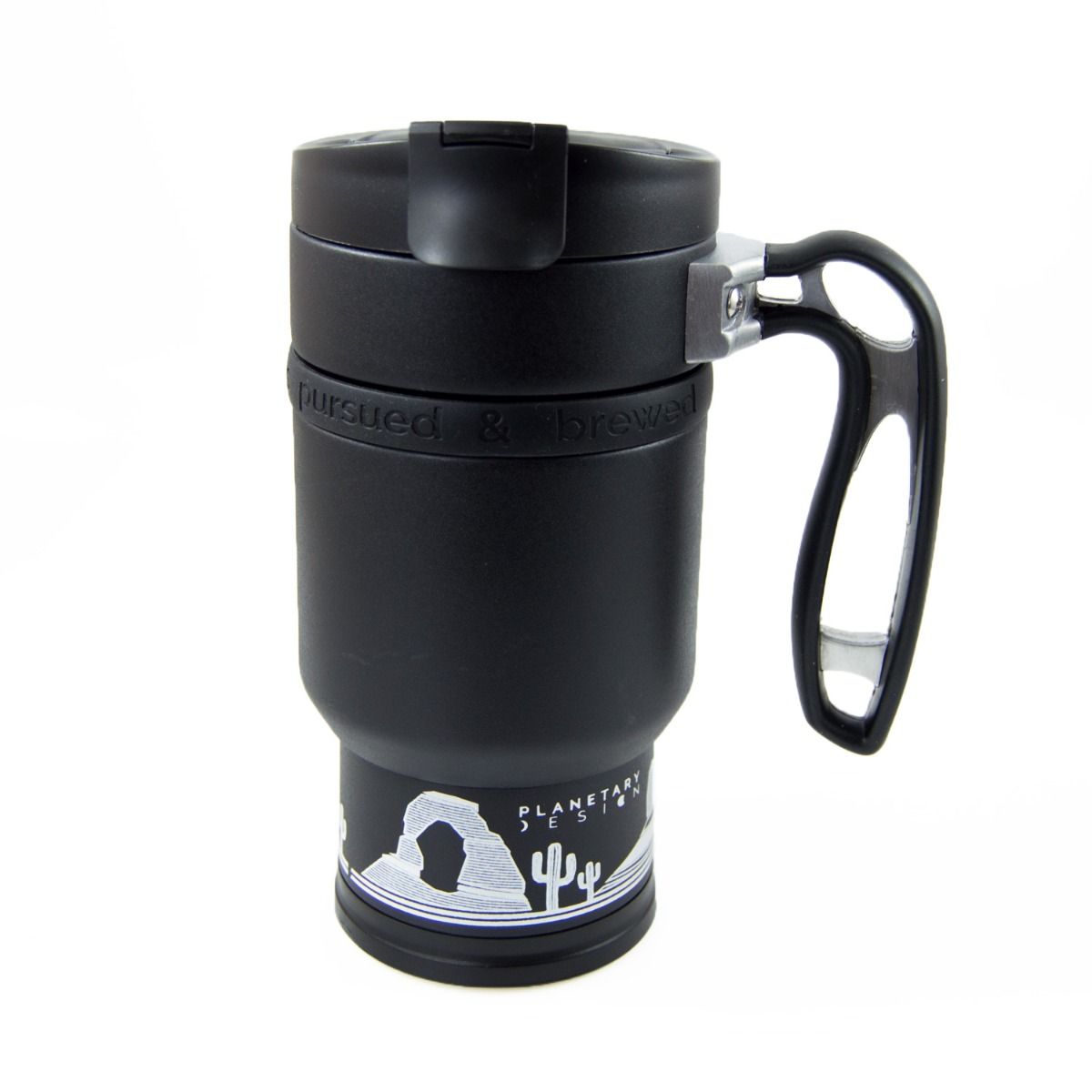 BruTrek Double Shot Press 3.0 with Bru-Stop - Obsidian