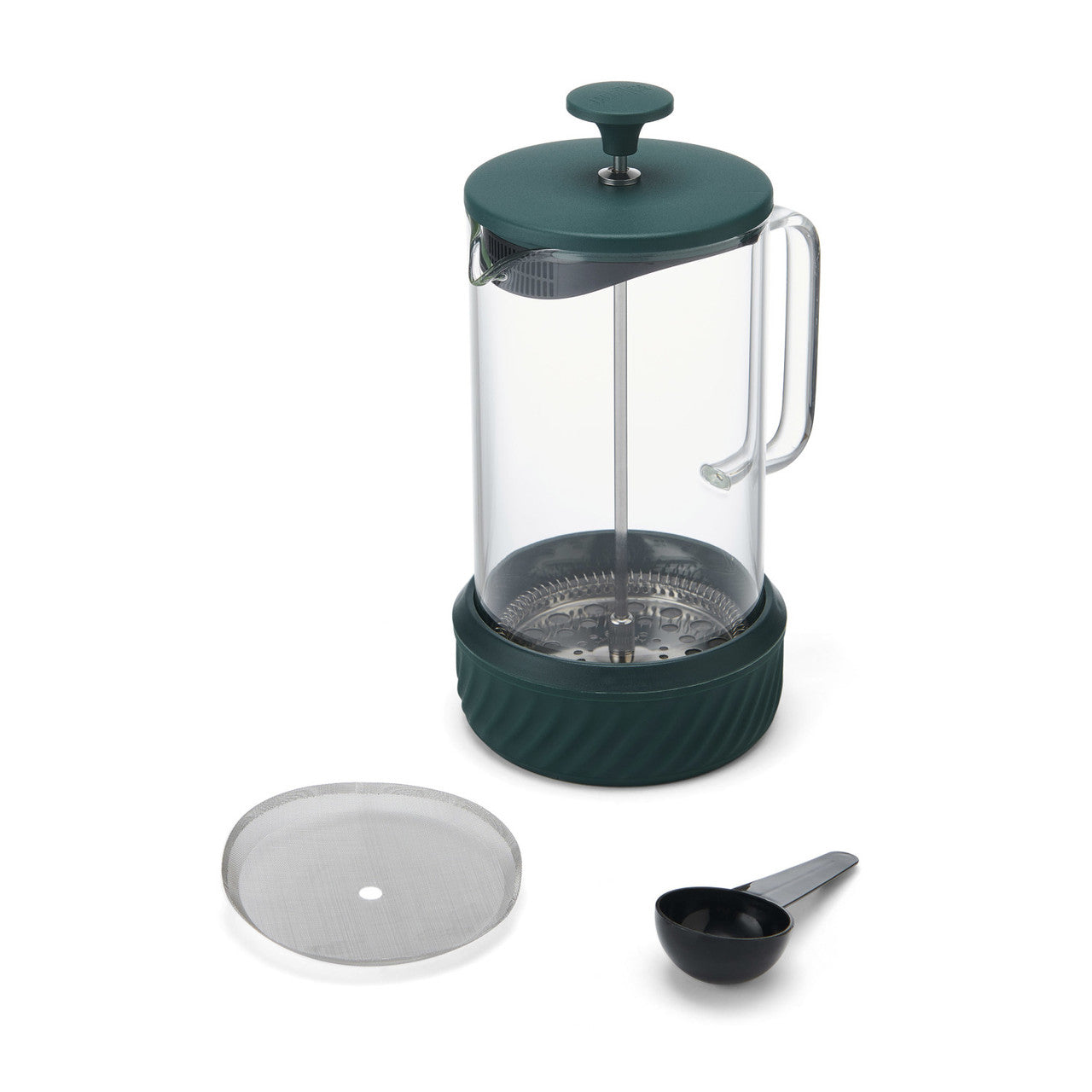 La Cafetière Zero Glass Cafetière 8 Cup / 1L (Green)