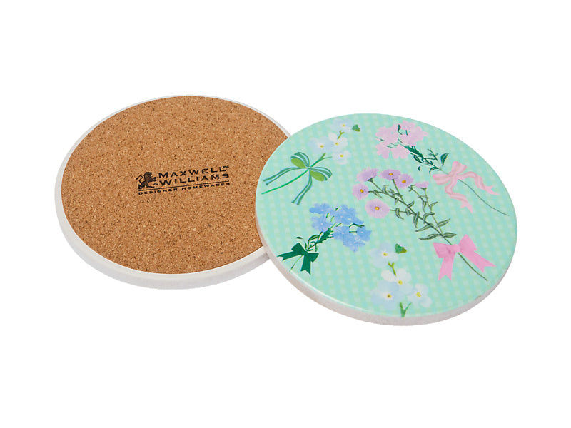 Maxwell & Williams Cherish Ceramic Coaster Assorted 10cm 4 Piece