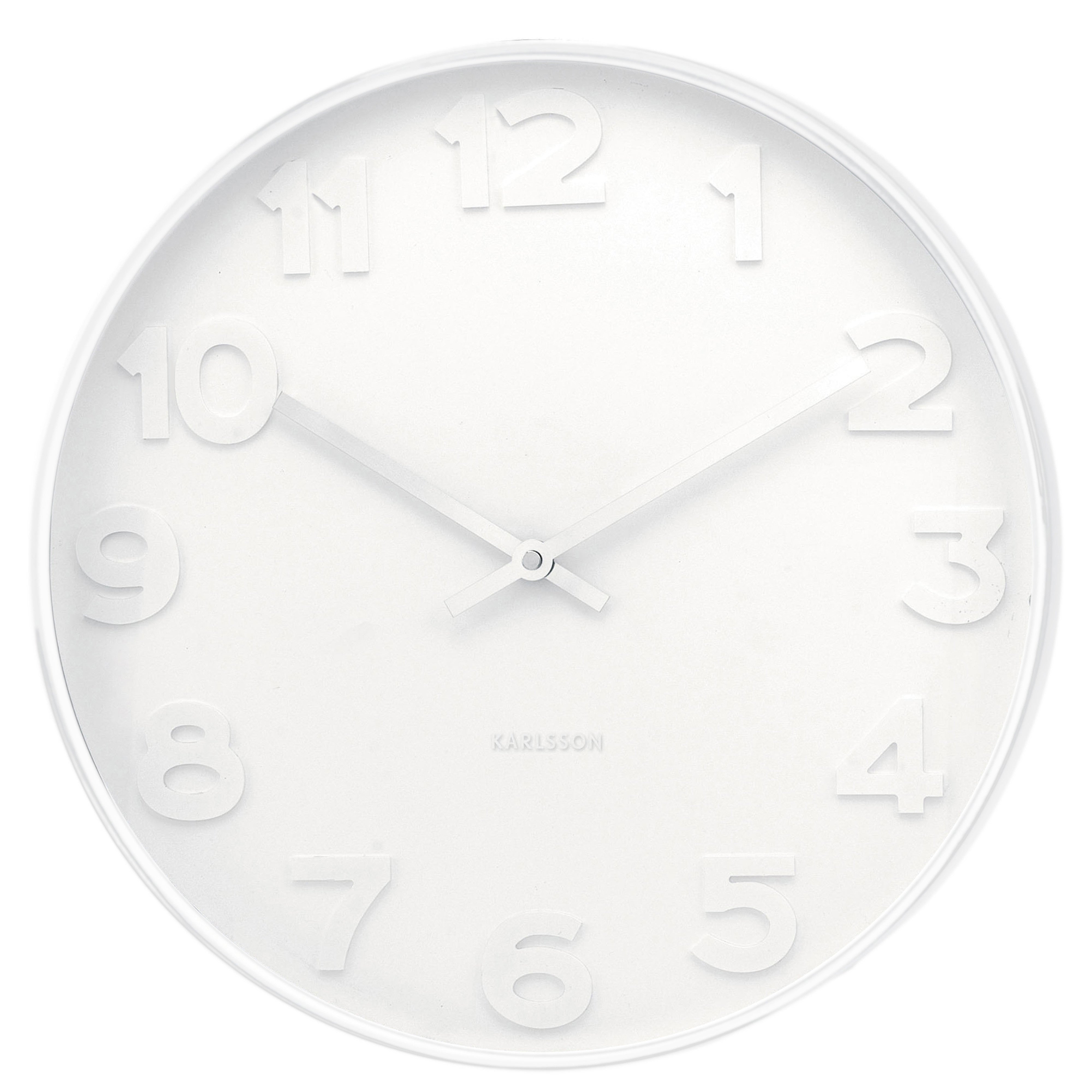 Karlsson Mr White Wall Clock 51cm
