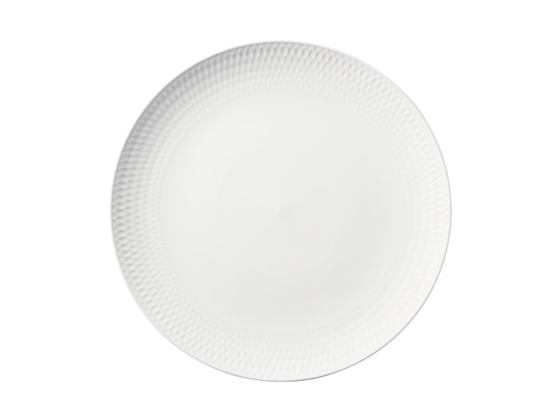 Maxwell & Williams White Basics Diamonds Round Platter 36cm