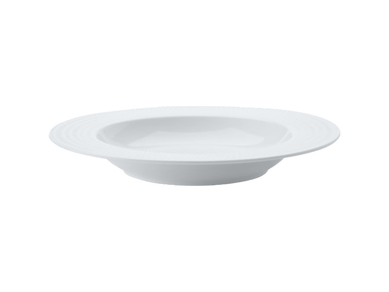 Maxwell & Williams White Basics Diamonds Rim Soup Bowl 22.5cm