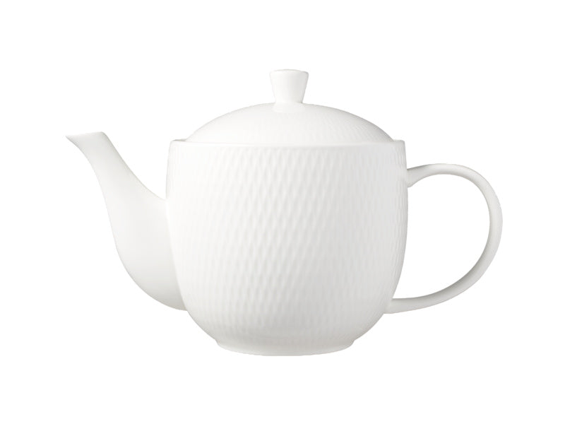 Maxwell & Williams White Basics Diamonds Teapot 800ml 900ml