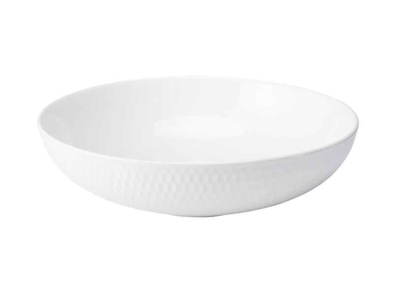 Maxwell & Williams White Basics Diamonds Round Serving Bowl 28cm