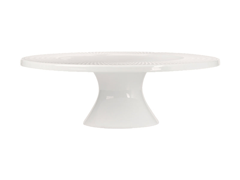 Maxwell & Williams White Basics Diamonds Footed Cake Stand 25cm