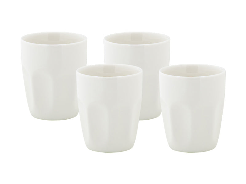 Maxwell & Williams White Basics Latte Cup 200ml 220ml 4 Piece
