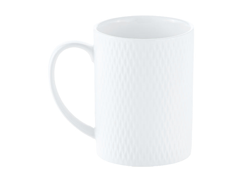 Maxwell & Williams White Basics Diamonds Straight Mug 400ml