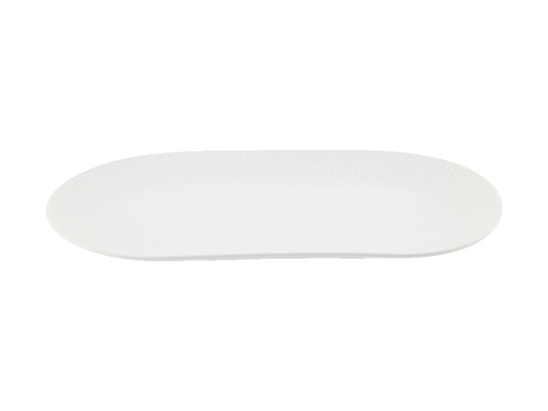 Maxwell & Williams White Basics Diamonds Oblong Platter 30 x 17cm