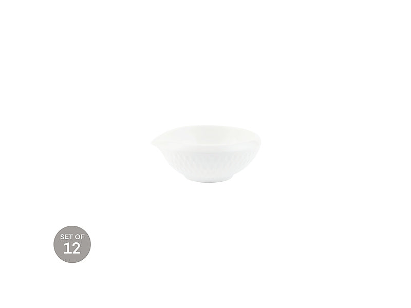 Maxwell & Williams White Basics Diamonds Sauce Bowl 7.5 x 3.5cm