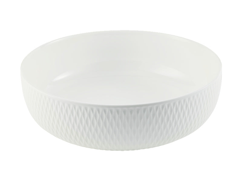 Maxwell & Williams White Basics Diamonds Serving Bowl 30 x 9.5cm