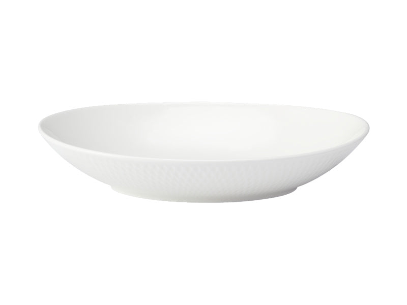 Maxwell & Williams White Basics Diamonds Oval Bowl 25 x 17cm