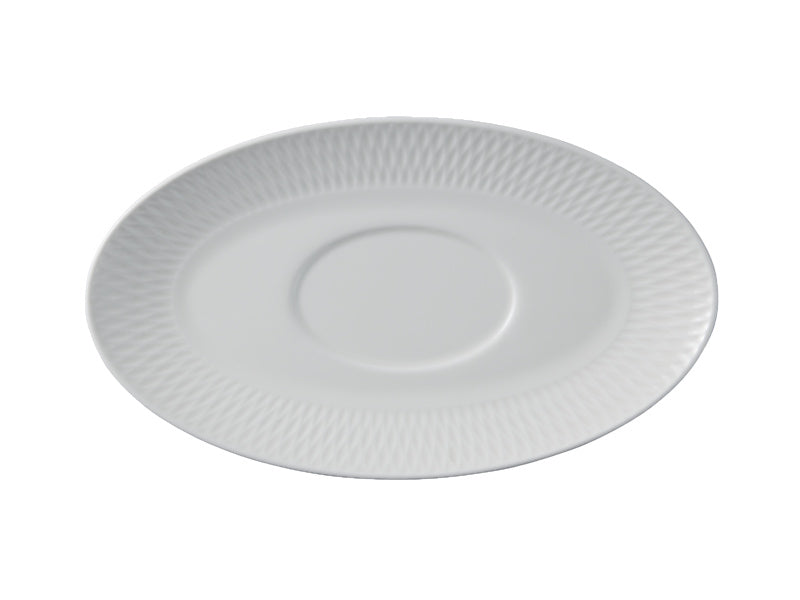 Maxwell & Williams White Basics Diamonds Gravy Boat & Saucer 480ml