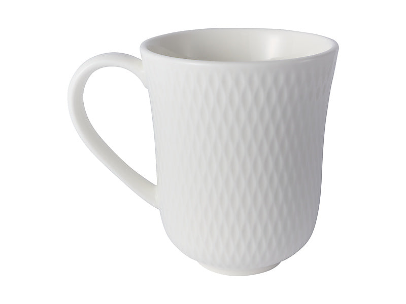Maxwell & Williams White Basics Diamonds Imperial Mug 390ml