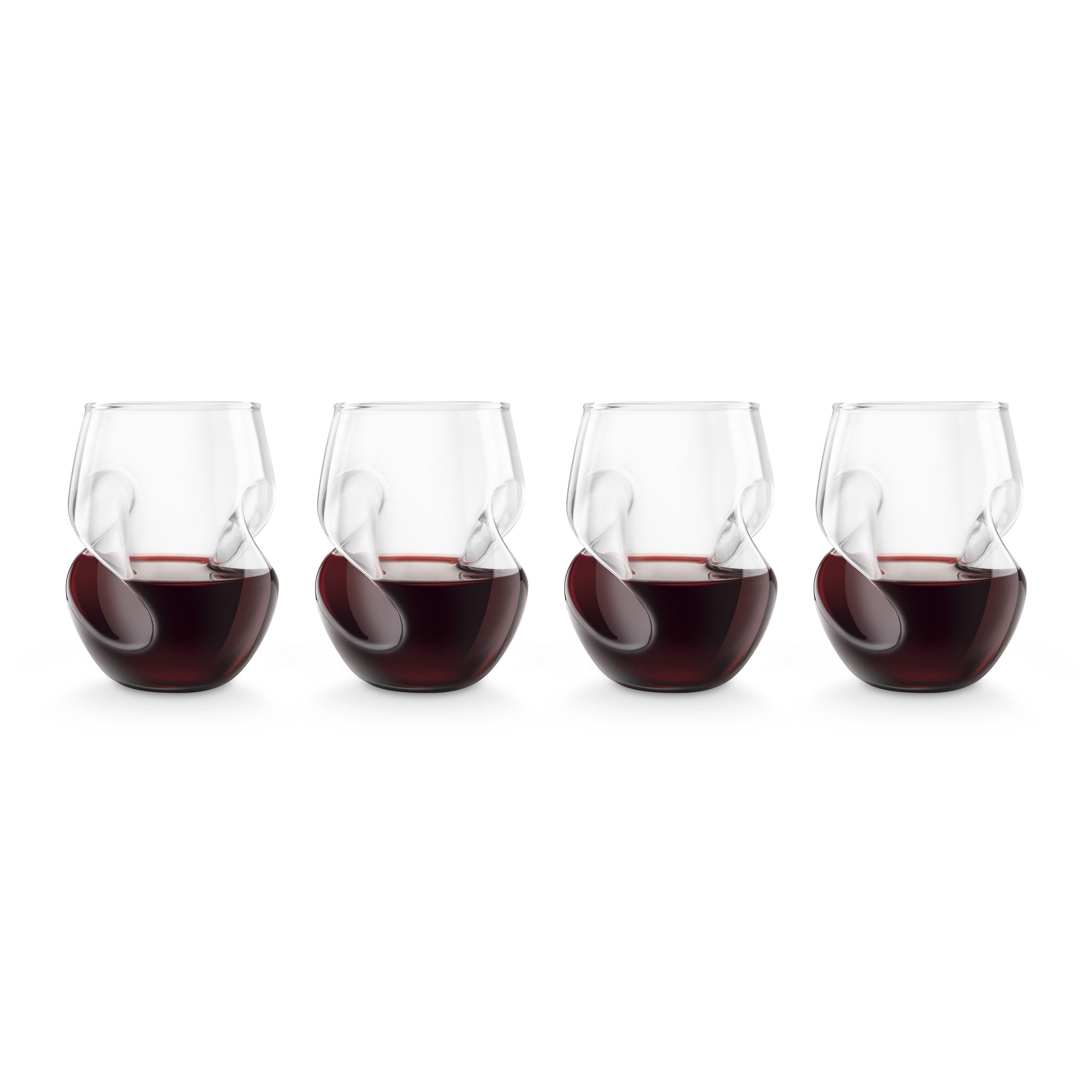 Final Touch Conundrum Red Wine Glasses – Set Of 4