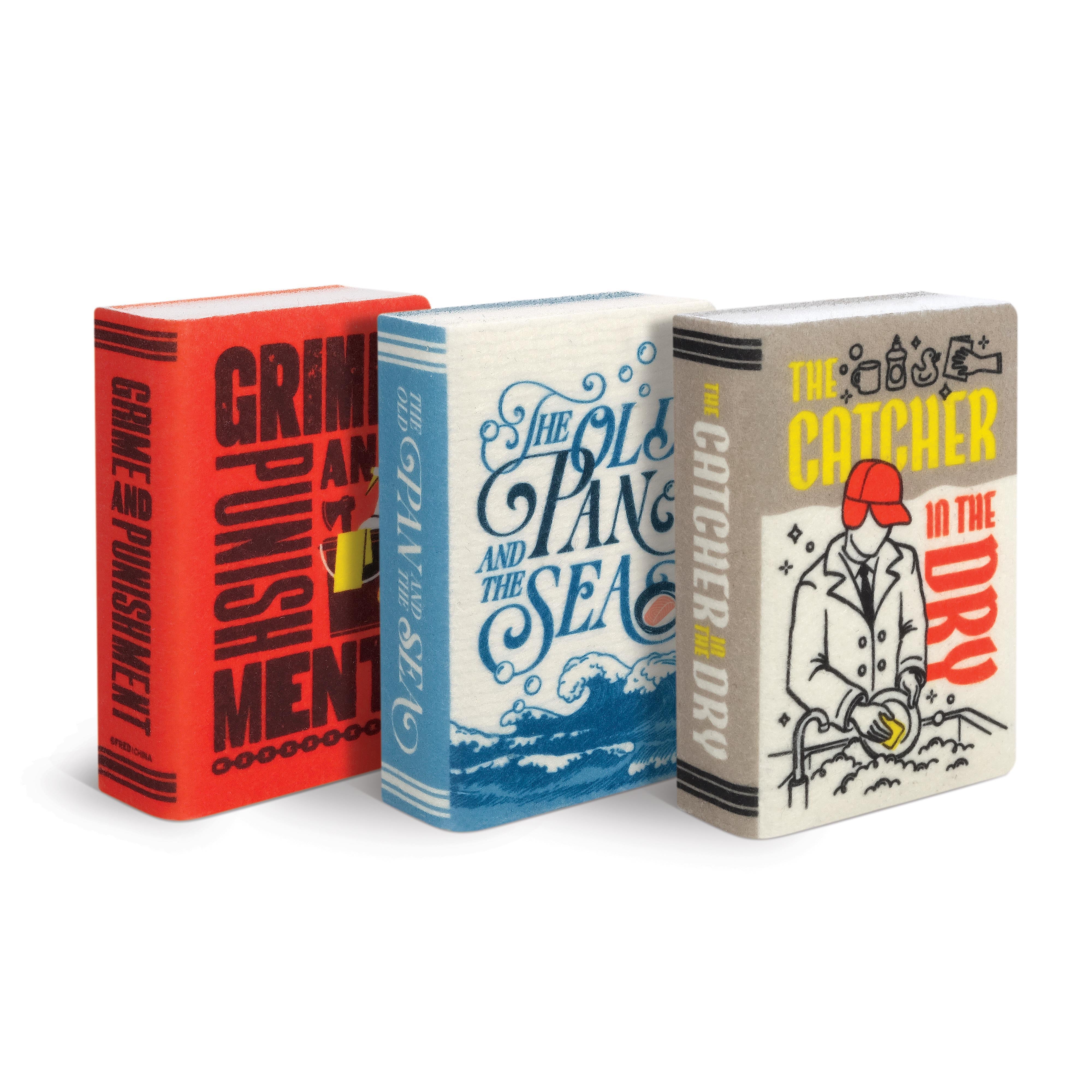 Fred Neat and Novel Chapter 2 Sponges 3 Piece Set Multi-Coloured